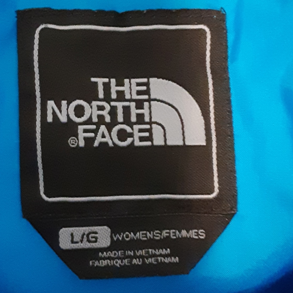 Rare NORTH FACE vest 550 Aconcagua teal/turquoise ski puffer - L - Picture 5 of 9